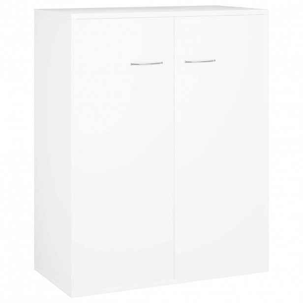 vidaXL Příborník bílý 60 x 30 x 75 cm kompozitní dřevo