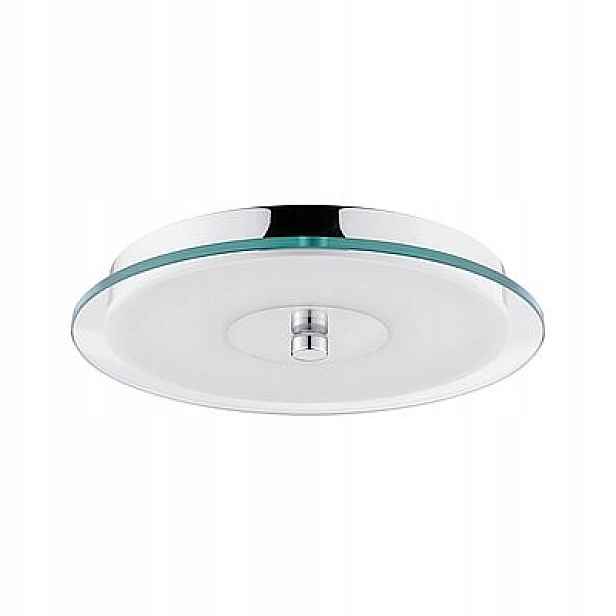 Lampa Stropní Svítidlo 32 cm Sklo Chrom Pollux Led 1x14W 3000K 750lm