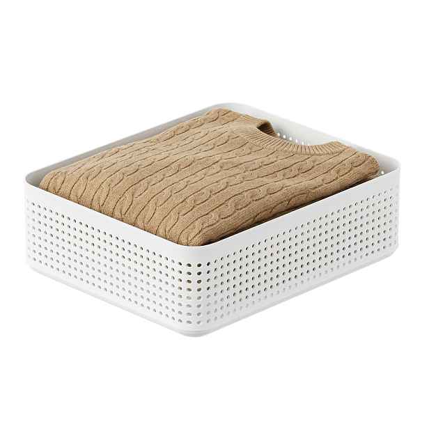 Rotho Úložný box do šuplíku, šatní organizér LISORA EXTRA LARGE, 31 x 25,8 x 10 cm