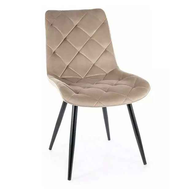Židle Ralph Velvet – tmavě béžová