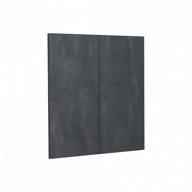Vicco KUCHYŇSKÁ DVÍŘKA R-Line Černý beton 59.2 x 59 cm nábytková čela pro závěsnou skříňku