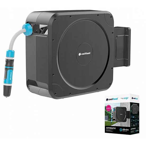 Automatický navíječ hadice s koncovkami 20 m Ergo Cell-fast (55-410)