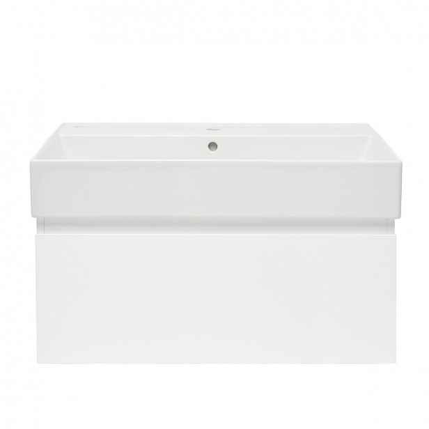 Koupelnová skříňka s umyvadlem SAT B-Way 79x30x45 cm bílá lesk BWAY80WU2