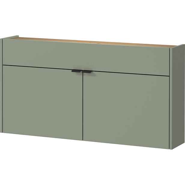 Šalvějově zelená skříňka 110x57x22 cm Ameca – Germania