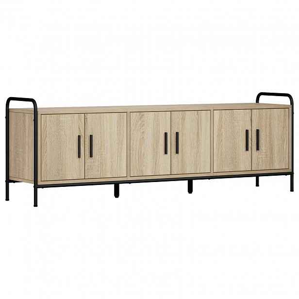 vidaXL Televizní skříň 146 x 33 x 50 cm Dub sonoma Kompozitní dřevo