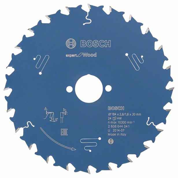 Kotouč pilový Bosch Expert for Wood 184×30×2,6 mm 24 z.