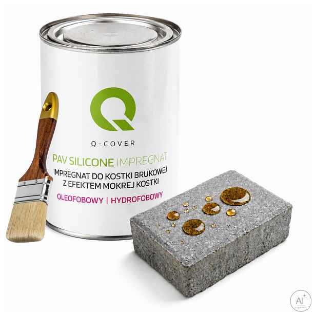 Ochranný oleofobní impregnát na betonu kostky 1L bezbarvý štětec