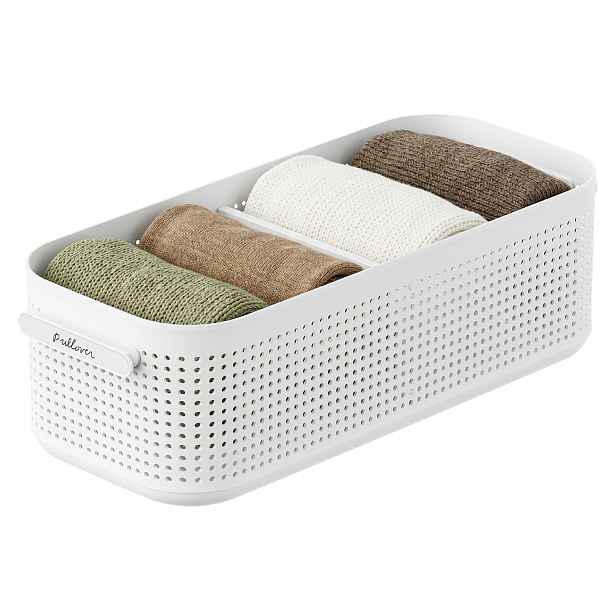 Rotho Úložný box do skříně, šatní organizér LISORA - M, 49,4 × 20,6 × 15 cm