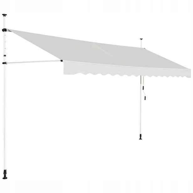 Rozpěrná balkonová markýza 350 x 125 cm