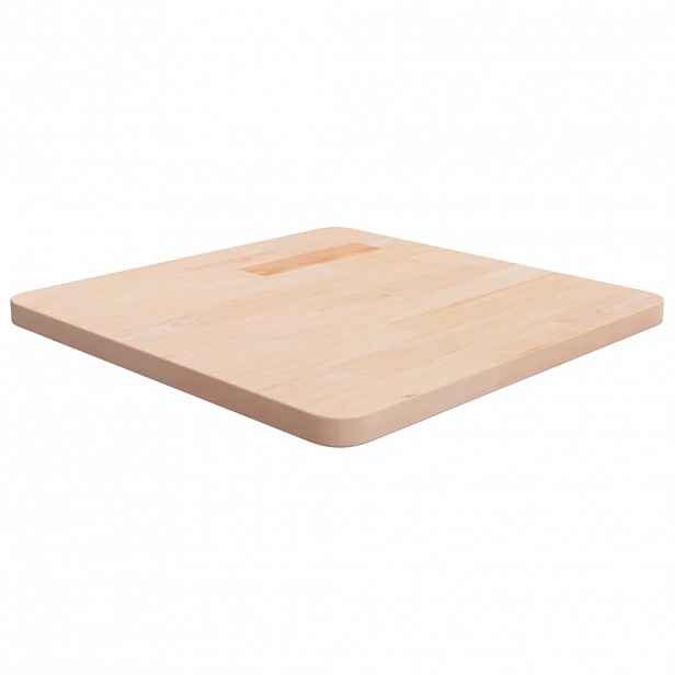vidaXL Čtvercová stolní deska 50x50x2,5 cm masivní dub bez úprav