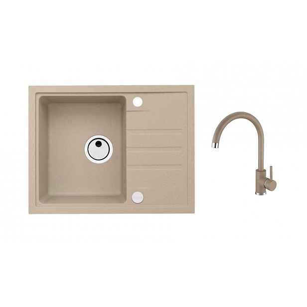 Alveus - Set dřezu Intermezzo 30 a baterie Kati, beige SETA25843