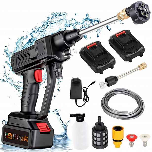 Bezdrátová Vysokotlaká Myčka S Vodní Pistolí 300 W 24 V