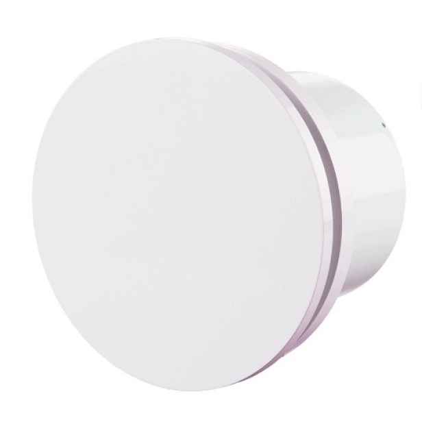 D100AUROHL Ventilátor fi 100 mm Wch Timer Higrostat bílý kulatý