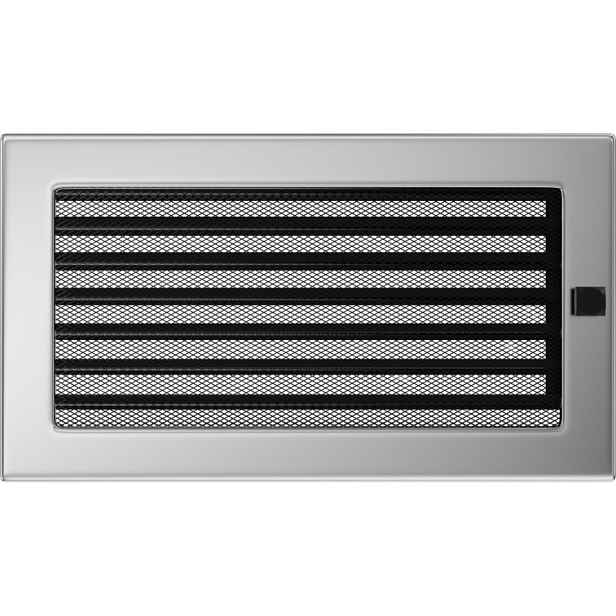Krbová Mřížka 17x30 Žaluzie Niklovaná Ventilační