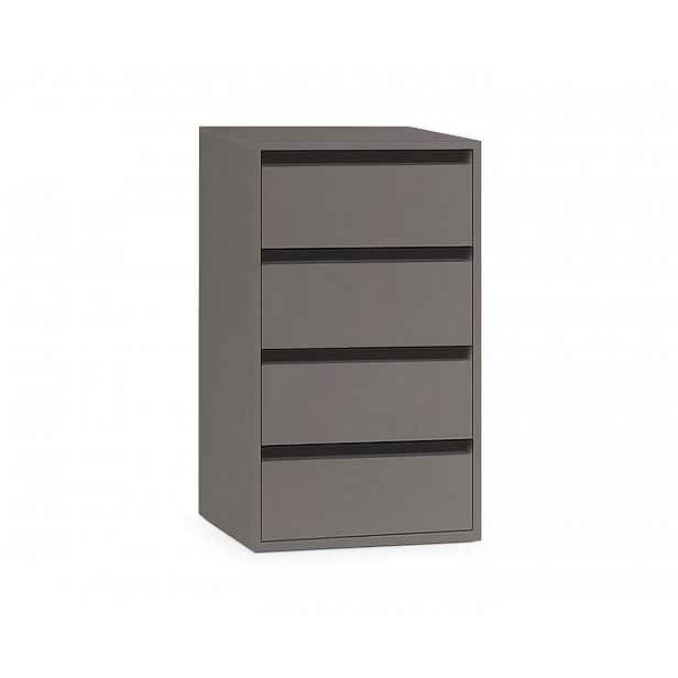 Set čtyř šuplíků do skříně 200 a 230 cm UNIV - grafit