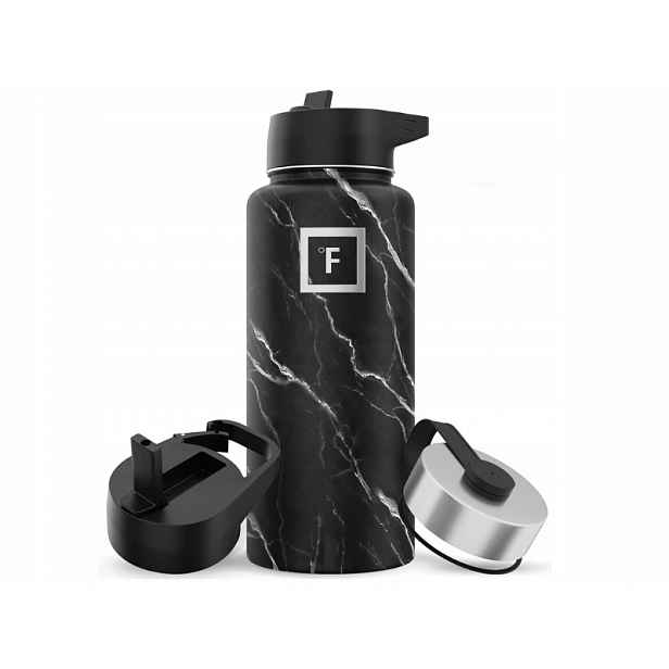 Izolovaná Láhev Na Vodu z mramoru, termoska 1180 ml, Káva Čaj