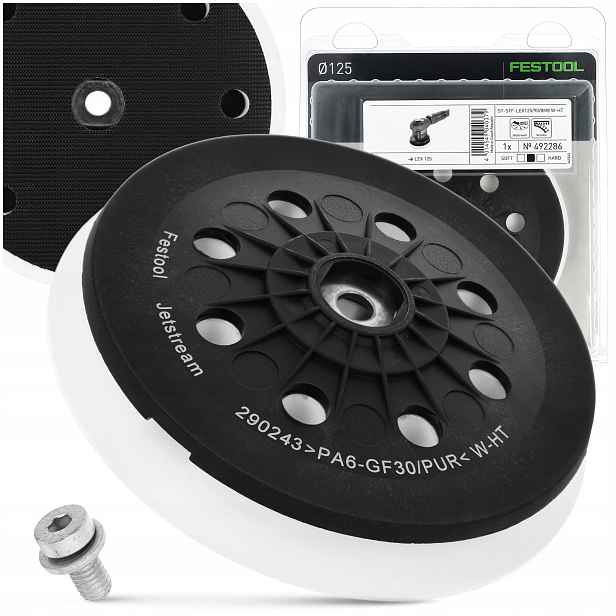 Brusný Talíř Měkký Disk pro brusku Ets Ec 125 Lex 125 Festool