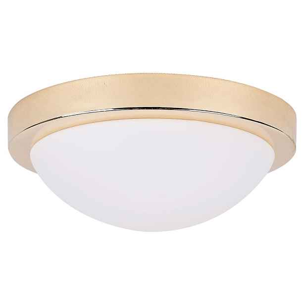 Stropní Svítidlo koupelnový kulatý Roda 28cm 60W 1x E27 Zlatý IP44 do koupelny