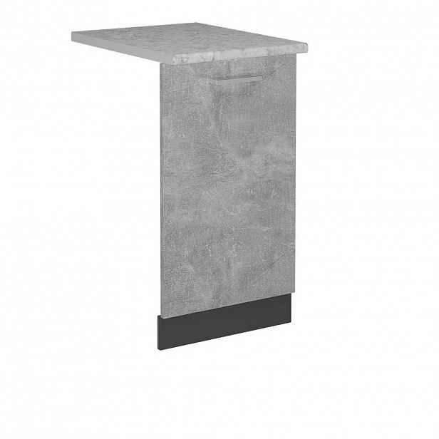 Vicco ČELNÍ PANEL MYČKY R-Line Beton 45 cm s pracovní deskou