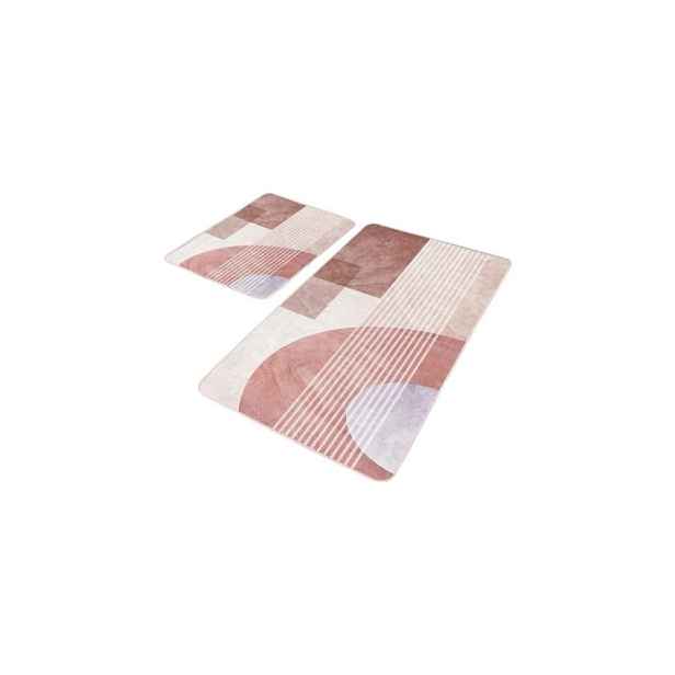 Sametové koupelnové předložky v sadě 2 ks 60x100 cm – Mila Home