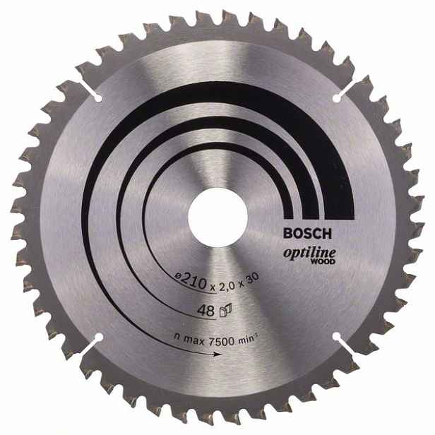 Kotouč pilový Bosch Optiline Wood 210×30×2 mm 48 z.