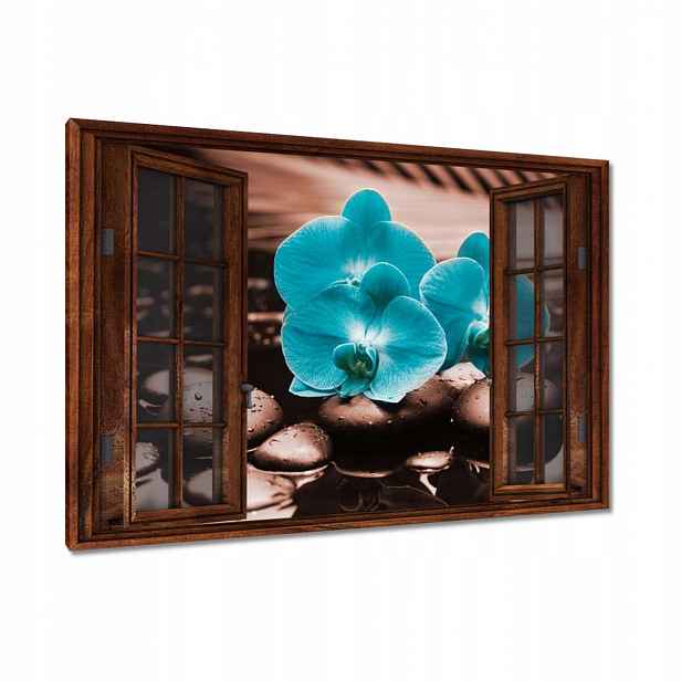 Obrazy 90x60 Tyrkysový orchidej
