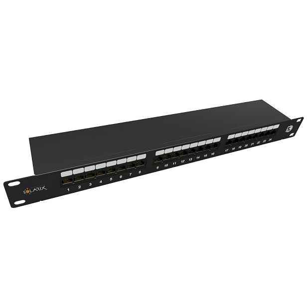 Panel Patch Solarix SX24-5E-STP-BK-N