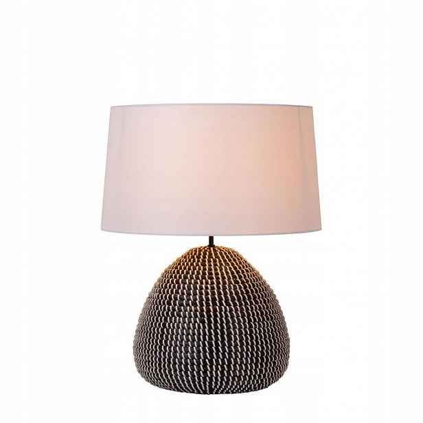 Béžová stolní lampa Maduka s teplým leskem do pracovny 81/30/Lucide