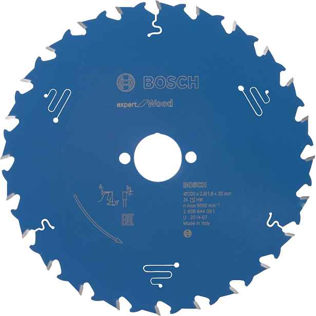 Kotouč pilový Bosch Expert for Wood 200×30×2,8 mm 24 z.