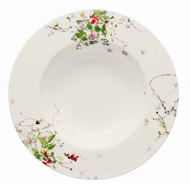 Rosenthal Brillance Fleurs Sauvages hluboký talíř, 23 cm