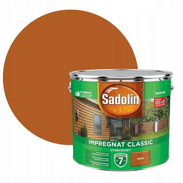 Sadolin Classic Impregnát na dřevo 9L Mahagon