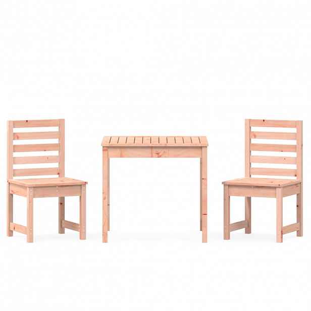 vidaXL 3dílný zahradní bistro set masivní dřevo douglasky
