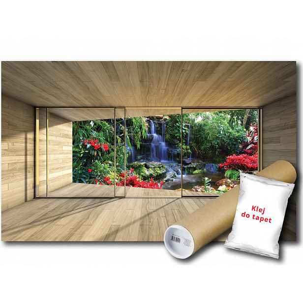 Fototapeta Taras Ogród 18B V4 254x184 F3313