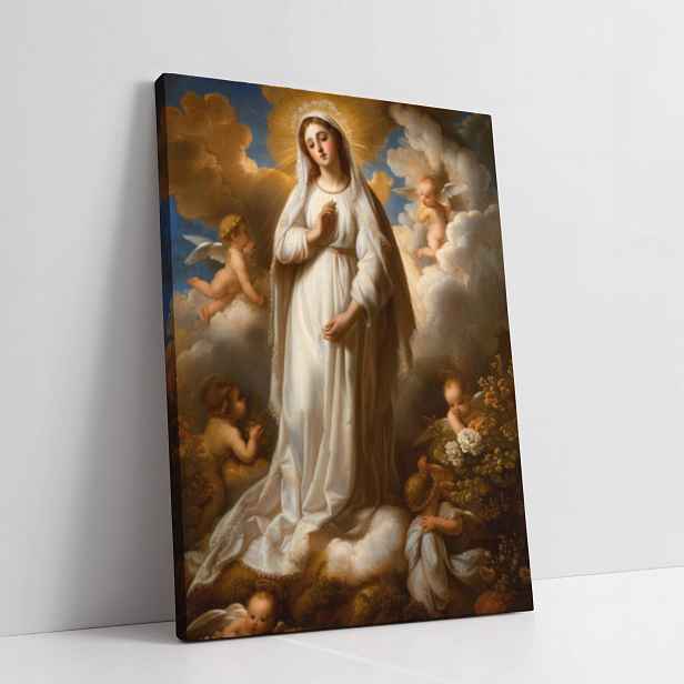 Obraz na plátně Neposkvrněná Matka Boží Maria do obýváku, pokoje, 60x80 cm