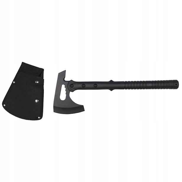 Turistická sekerka Mfh Tactical Tomahawk s pouzdrem, černá