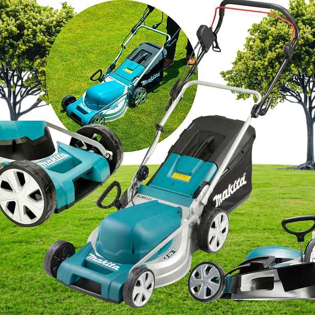 Elektrická Síťová Sekačka 1600 W 41 cm Do 600 m² Makita ELM4121