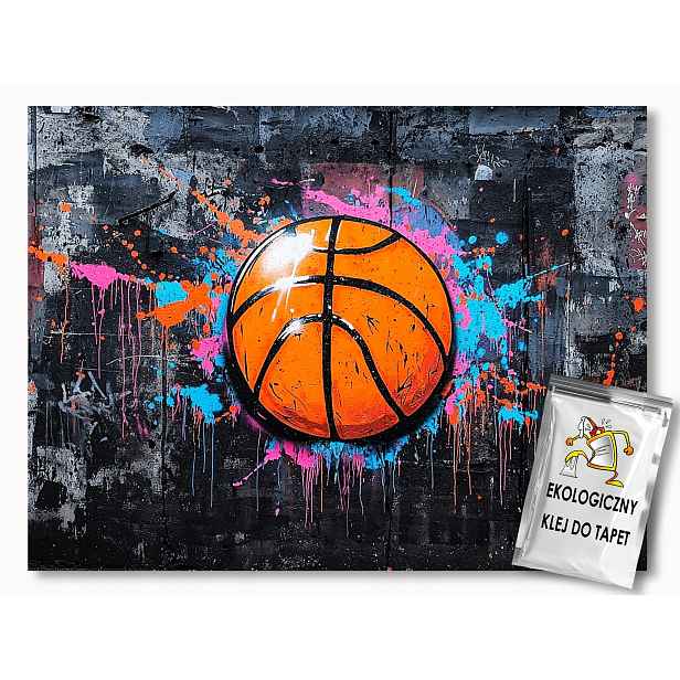 Fototapeta Flizelina Basketbal Graffiti Street Art Sport 416x254 130g
