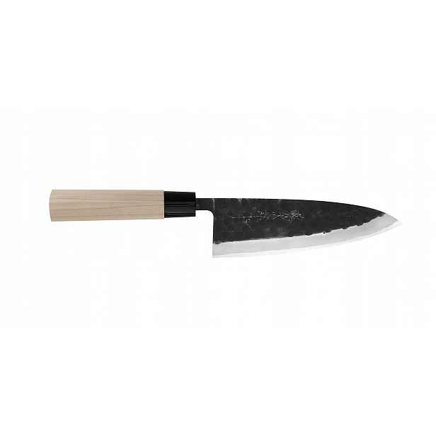 Japonský nůž Deba 180 Tojiro Black Hammered Shirogami#2 F-1122