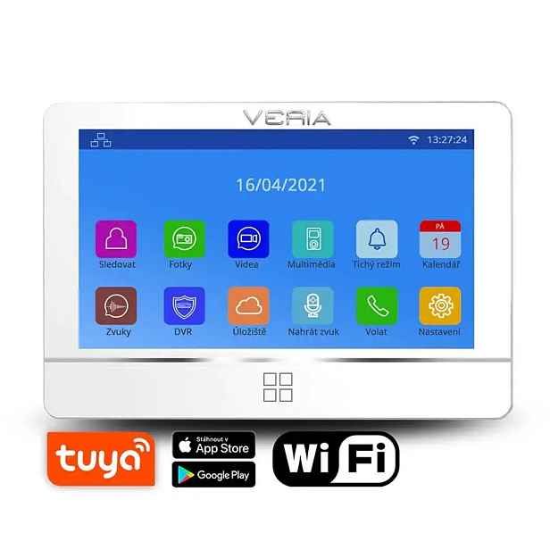 LCD monitor videotelefonu Veria 8277B-W (Wi-Fi)