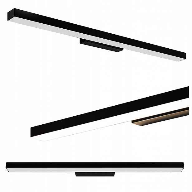 Nástěnné Svítidlo Aqua 66,5 CM IP44 Led Cct Light Prestige Moderní, Elegantní, Černé