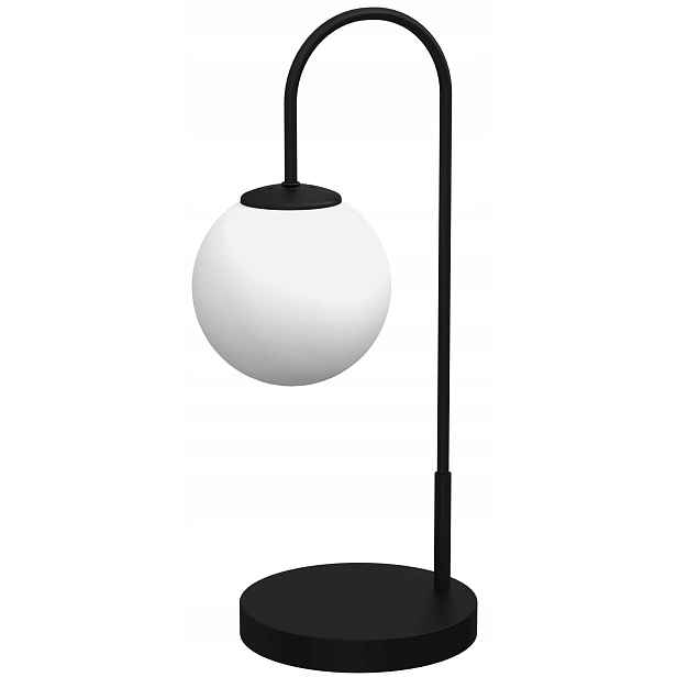 Stolní lampa Cambridge Černá Bílá elegantní do kanceláře