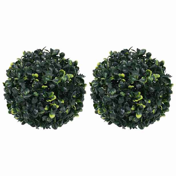 vidaXL Umělé buxus koule 2 ks 22 cm