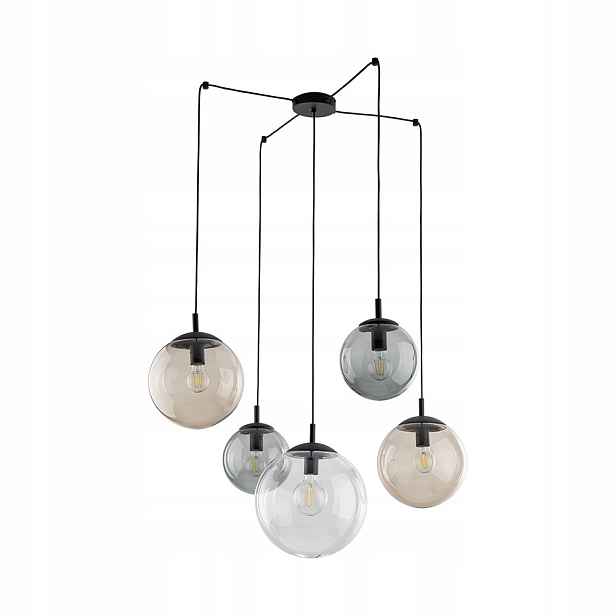 Závěsná lampa Stropní lustr Pavouk 5xE27 Vícebarevná Tk Lighting
