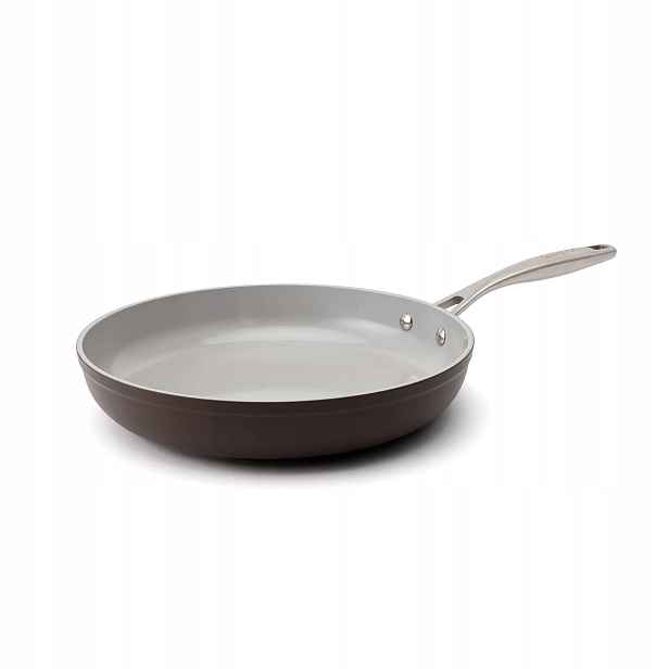 Elmich Nepřilnavá keramická pánev Zen Ø 28 cm hnědá