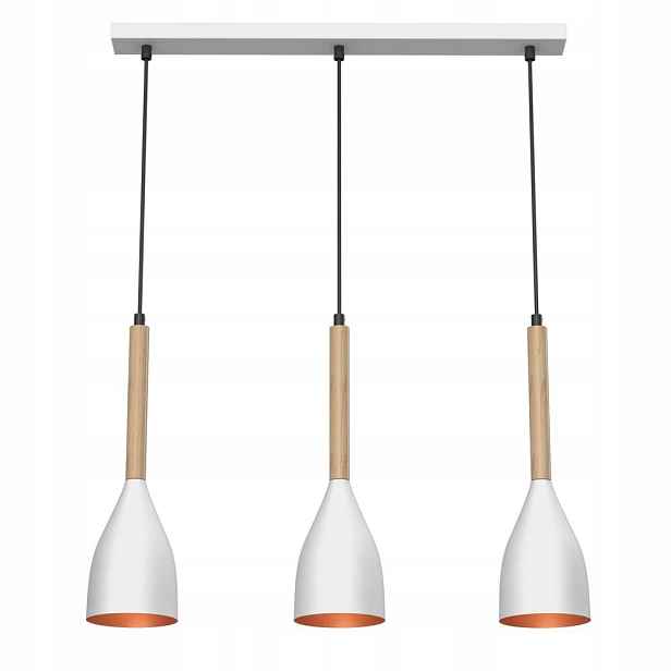 Trojitá závěsná lampa na liště Muza 9108 Luminex