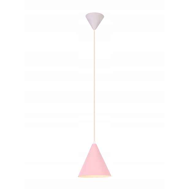 Skandinávská růžová závěsná Stropní lampa 110 cm