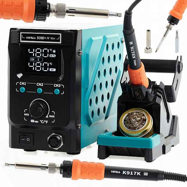 Pájecí Stanice Yihua 939D+-IV 90W Transformátor Hrotů 902 M