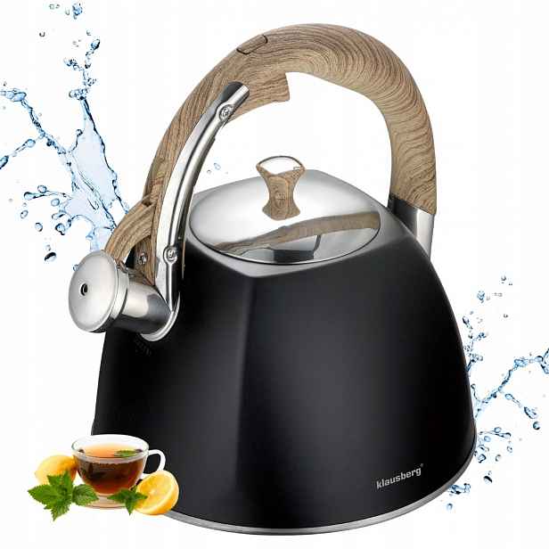 Konvice ocelová Klausberg 3 l, černá