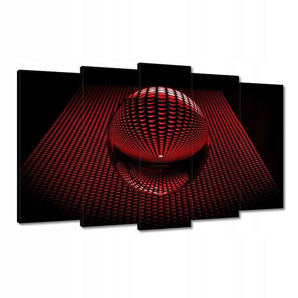 Obrazy 100x60 Červená koule Disco