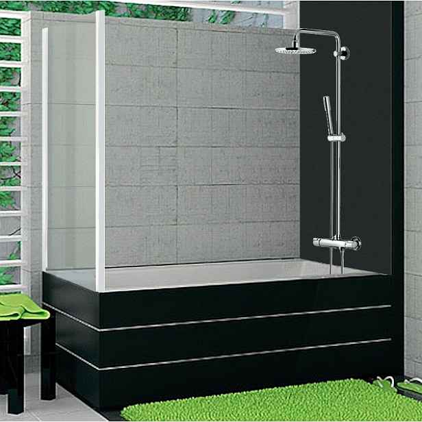 SanSwiss TOPV 0750 04 07 Boční stěna vanová 75 cm, bílá/sklo